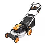 WORX WG774 56V 20" Cordless Electric Lawn Mower with 2 Batteries $297 and more