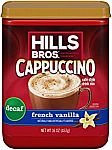 16-Oz Hills Bros. Instant Cappuccino Mix $2.70