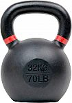 Tru Grit 70-lb Cast Iron Kettlebell $62 (Was $100)