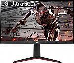 LG 32GN650-B UltraGear 32" 16:9 QHD 165Hz Gaming Monitor with AMD FreeSync $280, 27" LG 27QN880-B $320