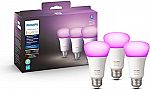 3-Pack Philips Hue White and Color Ambiance $90