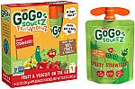 GoGo squeeZ fruit & veggieZ, Speedy Strawberry, 3.2 oz. (48 Pouches) $8.57