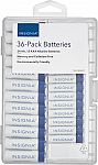 36-Pack Insignia Alkaline Batteries $5.95