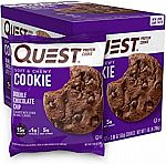 12-Count 2.08-Oz Quest Nutrition Protein Cookie (Double Chocolate Chip) $11.69