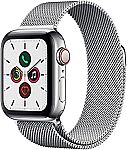 Apple Watch Series 5 (GPS + Cellular, 40mm) - ​ Stainless Steel Case with Milanese Loop $388
