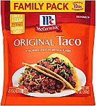 10-oz McCormick Taco Seasoning Mix $2 & More