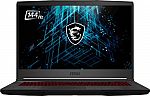 MSI GF65 15.6" 144hz Gaming Laptop (i5-10500H, RTX3060, 512GB SSD, 8GB) $799.99