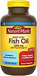 Nature Made Fish Oil 1000 mg 250 Softgels $6.60 and more