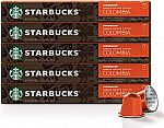 50-Ct Starbucks by Nespresso, Single-Origin Colombia $19.40