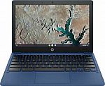 HP 11.6" Touch-screen HD Chromebook Laptop (MediaTek MT8183 4GB 32GB) $158