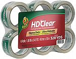 6-Ct Duck HD Clear Heavy Duty Packing Tape Refill $11