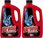 2pK 80-oz Drano Max Gel Drain Clog Remover and Cleaner $8.90
