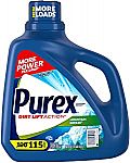 150-oz Purex Liquid Laundry Detergent (Mountain Breeze) $4.70