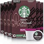 Starbucks Dark Roast K-Cup Coffee Pods 60-counts $23.73 (or less)
