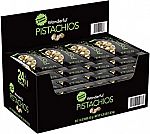 24-Pack 1.5-oz Wonderful Roasted and Salted Pistachios $14.20