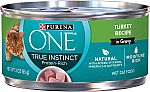 24-Pk 3oz Purina ONE True Instinct Natural Wet Cat Food, Turkey $10.16