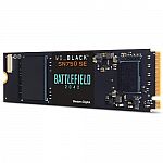 WD_BLACK 500GB SN750 SE NVMe SSD with Battlefield 2042 Game Code $90