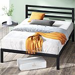 Zinus Mia 38" Metal Platform Bed Frame with Headboard (Queen) $109