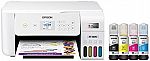 Epson EcoTank ET-2800 Wireless Color All-in-One Cartridge-Free Supertank Printer White $179.99