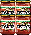4 x Tostitos Medium Chunky Salsa (15.5oz) $7