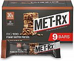9-Pack MET-Rx Big 100 Colossal Protein Bars $14.16