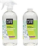2-Pk 32-oz Better Life Natural All-Purpose Cleaner $3.40