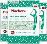 270-Ct Plackers TwinLine Dental Floss Picks $4.80 & More