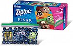 66-Ct  Ziploc Snack and Sandwich Bags $2.23