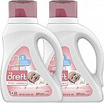 2-Pack 50-oz Dreft Stage 1: Newborn Laundry Detergent Soap $13.45
