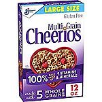 Multi Grain Cheerios, Breakfast Cereal, 12oz $1.49