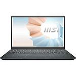 MSI Modern 14 B10MW-640 14" FHD Laptop (i5-10210U 8GB 128GB) $501