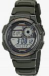 Casio Men's '10-Year Battery' Quartz Resin Watch $13