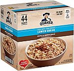 44-Ct Quaker Instant Oatmeal Lower, Maple & Brown Sugar $8.64