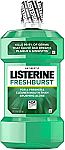 1-L Listerine Antiseptic Mouthwash (Fresh Burst) $3.75