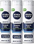 3-Count 7-oz NIVEA MEN Sensitive Shave Gel $6.95