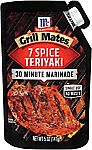 6-Pk 5-oz McCormick Grill Mates 7 Spice Teriyaki 30 Minute Marinade $8.85