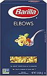 8-pack BARILLA Blue Box Elbows Pasta, 16 oz. Box $7