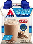 12-Pk 11oz Atkins Protein-Rich Shake (various flavors) $8.59