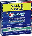 4-pack 5oz Crest Pro-Health Advanced Antibacterial Protection Toothpaste $11