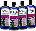 4 pack 34 fl oz Dr Teal's Foaming Bath with Pure Epsom Salt $15