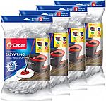 4-Pack O-Cedar EasyWring Spin Mop Microfiber Refill $19.60