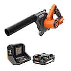 RIDGID 18V Cordless Compact Blower w/ 2.0 Ah Battery & Charger $89