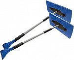 2-Pack Snow Joe Jumbo Telescoping Snow Broom + Ice Scraper $16