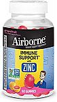 60-Ct Airborne Immune Support Gummies with Zinc $4.75