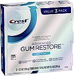 3-pack Crest Pro-Health Advanced Gum Restore Toothpaste, Deep Clean 3.7 Oz $10.80