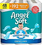 48 Mega Rolls Angel Soft Toilet Paper $28