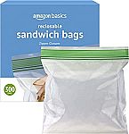 300-Count Amazon Basics Sandwich Storage Bags $5.82