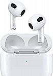 Apple - AirPods (3rd generation) with Lightning Charging Case $99