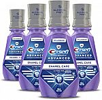 4-Pk 16.9-oz Crest Pro Health Advanced Clean Mouthwash $9 and more