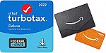 TurboTax Deluxe 2022 + $10 Amazon Gift Card $45.99